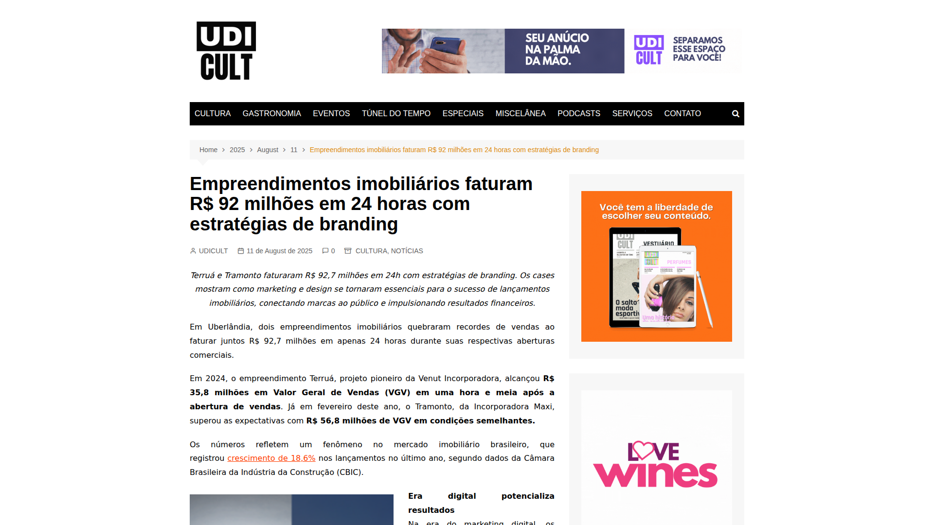 Noticia de Udicult
