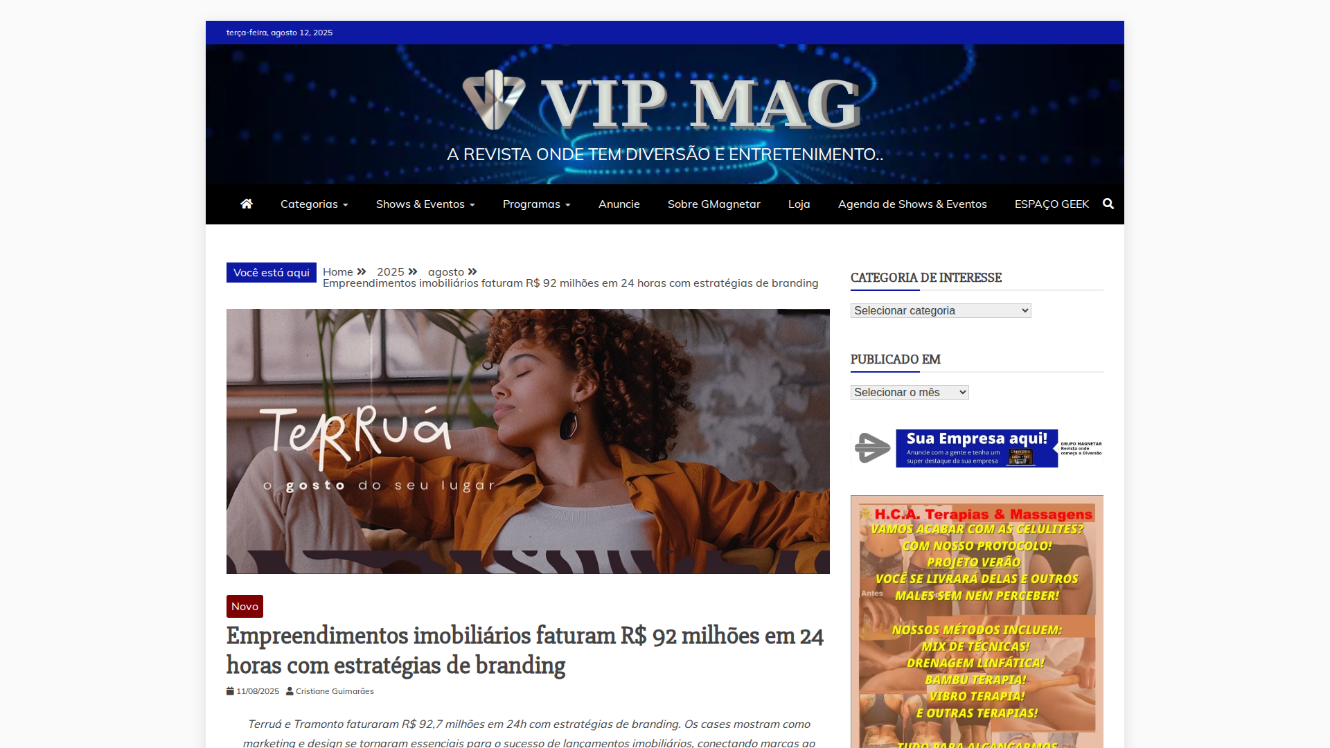 Noticia de Vipmag